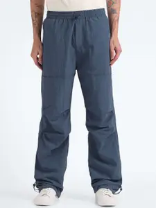 Flying Machine Men Mid-Rise Loose Fit Cotton Cargos