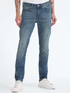 Flying Machine Men Jackson Mid-Rise Super Skinny Fit Heavy Fade Stretchable Jeans
