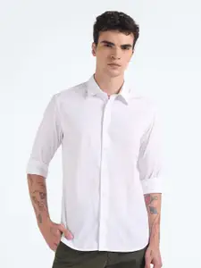 Flying Machine Slim Fit Spread Collar Casual Shirt