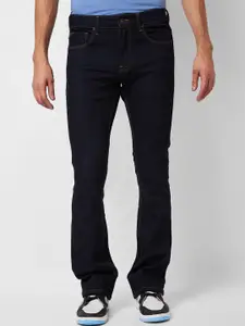 SPYKAR Men Bootcut Clean Look Mid-Rise Cotton Stretchable Jeans