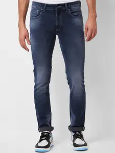 SPYKAR Men Mid-Rise Light Fade Clean Look Stretchable Jeans