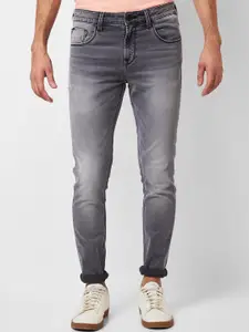 SPYKAR Men Slim Fit Low-Rise Heavy Fade Stretchable Jeans