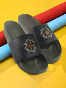 Red Tape Men Printed Sliders