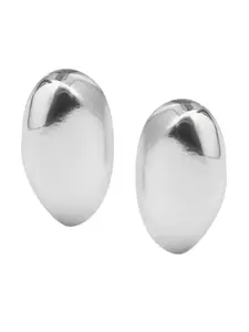 Mabel Rhodium-Plated Contemporary Stud Earrings