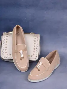 Jove Women PU Loafers