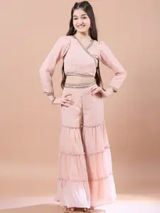 pspeaches Girls Top with Palazzos