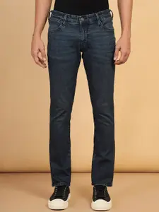 Wrangler Men Skanders Slim Fit Low-Rise Stretchable Jeans