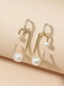 VAGHBHATT Geometric Drop Earrings