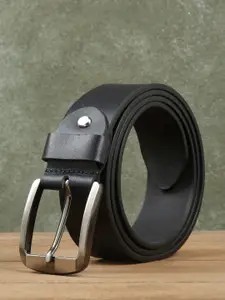 Teakwood Leathers Men Textured Leather Belt