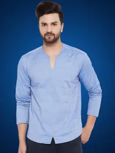 even Men Mirror Work Anarkali Kurta