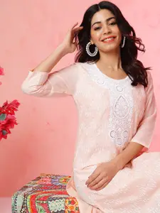 Anouk Women Floral Sequinned Kurta