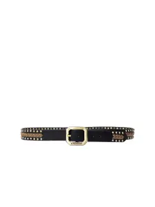 REDHORNS Men Embellished Leather Belt