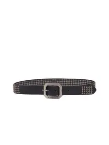 REDHORNS Men Embellished Leather Belt