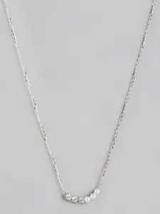 VANBELLE Sterling Silver Rhodium-Plated Necklace
