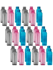 Kuber Industries Assorted Set of 6 Plastic Solid Water Bottle