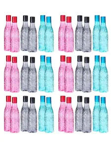 Kuber Industries Assorted Set of 6 Plastic Solid Water Bottle