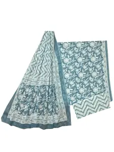 GK FASHION Printed Pure Cotton Unstitched Dress Material