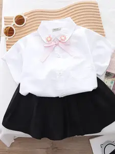 INCLUD Girls Shirt with Skirt