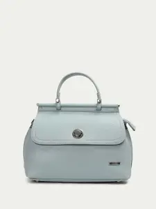 CODE by Lifestyle PU Half Moon Satchel with Tasselled