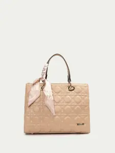 CODE by Lifestyle Textured PU Structured Satchel with Quilted
