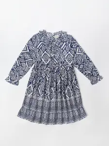 Bella Moda Ethnic Motifs Print Fit & Flare Dress