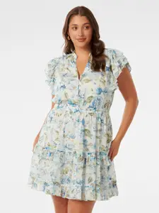 Forever New Floral Print Fit & Flare Dress