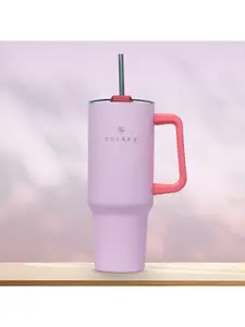 Solara Elixir 40oz Tumbler for Hot and Cold, 1200ml Insulated Tumbler with Lid, Cotton Candy