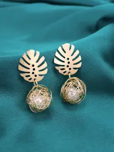 PRIVIU Gold Plated Drop Earrings