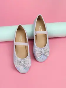 Fame Forever by Lifestyle Girls Embellished Round Toe Ballerinas