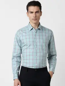 Van Heusen Men Opaque Checked Formal Shirt