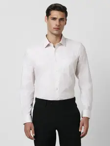 Van Heusen Slim Fit Checked Spread Collar Formal Shirt