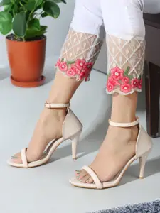 ELLE Open Toe Stiletto Heels