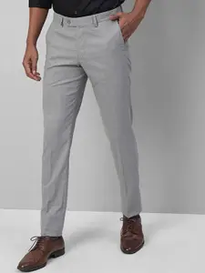 Turtle Men Checked Tailored Skinny Fit Trousers