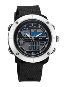 Sonata Men Printed Dial & Straps Analogue and Digital Multi Function Watch 77131PP02W