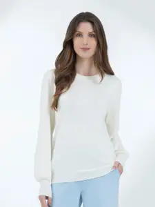 B.Copenhagen Round Neck Pullover Sweater