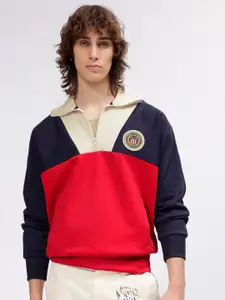 GANT Men Colourblocked Sweatshirt