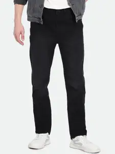 Dennis Lingo Men Straight Fit Mid-Rise Dark Shade Clean Look Stretchable Jeans