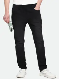 Dennis Lingo Men Slim Fit Mid-Rise Dark Shade Clean Look Stretchable Jeans