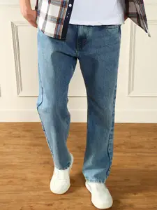 Dennis Lingo Men Relaxed Fit Pure Cotton Light Fade Jeans