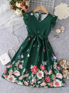 BAESD Floral Print Fit & Flare Dress