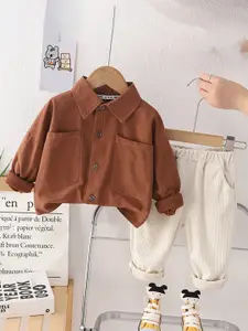 INCLUD Boys Cotton Shirt with Trousers