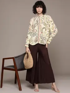 Label Ritu Kumar Women Floral Printed Casual Shirt