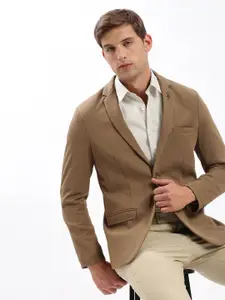 SHOWOFF Slim-Fit Notched Lapel Single Breasted Blazer