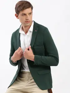 SHOWOFF Slim-Fit Notched Lapel Collar Single-Breasted Blazer