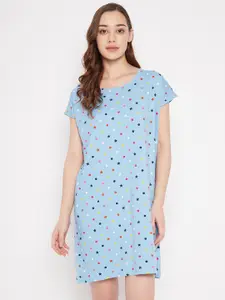 Camey Conversational Printed T-Shirt Nightdress