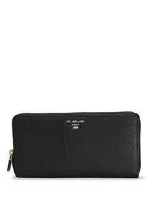 Da Milano Women Textured Leather Zip Around Wallet
