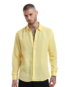 Banana Club Men Classic Opaque Casual Shirt