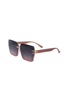 HASHTAG EYEWEAR Women Oversized Sunglasses With UV Protected Lens G-15065-pink