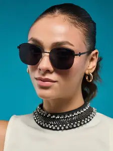 HASHTAG EYEWEAR Women Square Sunglasses with UV Protected Lens B80-684