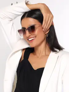 HASHTAG EYEWEAR Women Cateye Sunglasses with UV Protected Lens B80-681